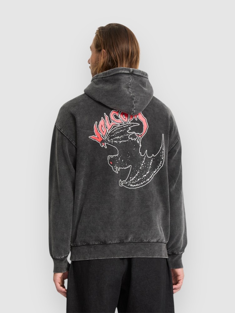 

Худи Volcom Nightwasher Po Hoodie, light acid black