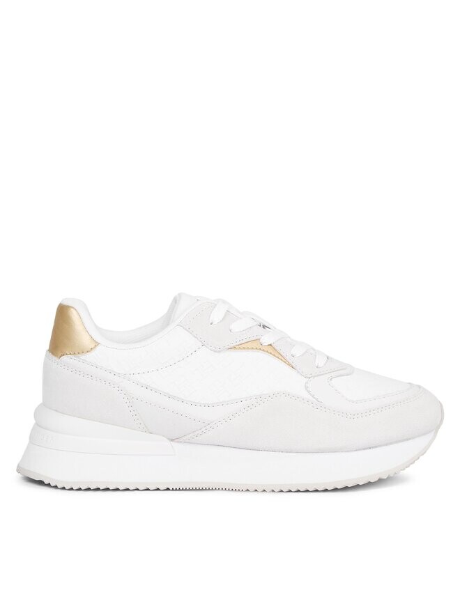 

Кроссовки Lux Monogram Runner Tommy Hilfiger, белый