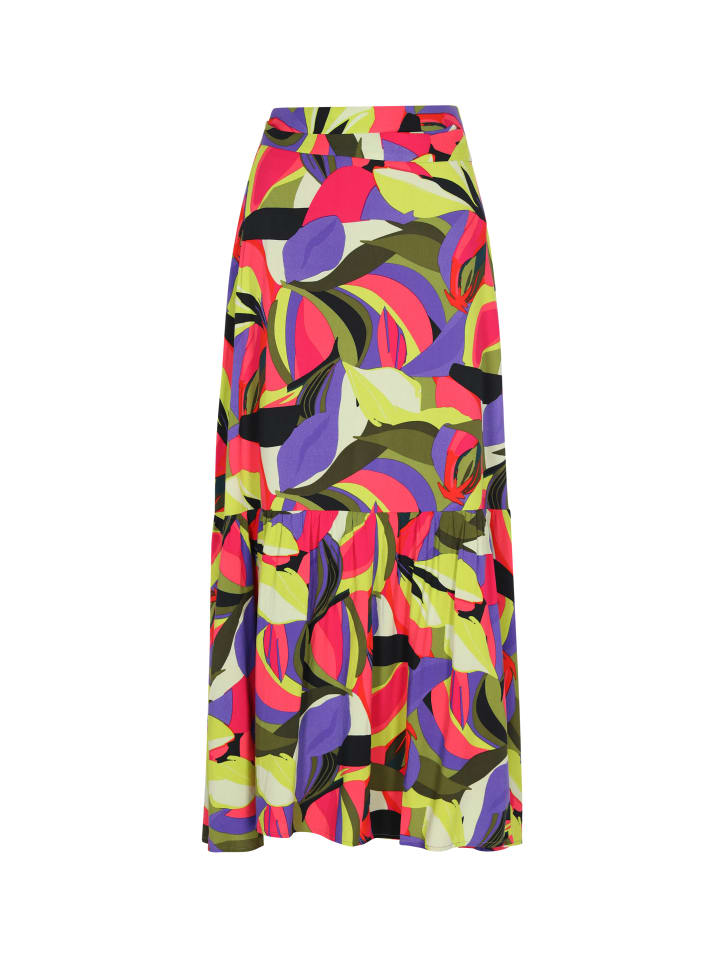 

Длинная юбка IZIA, цвет violet multicolor