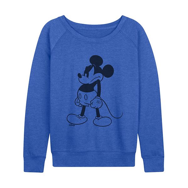 

Женская футболка с длинным рукавом Mickey Mouse Mad Stand French Terry Disney, Heather Royal Blue, Синий, Женская футболка с длинным рукавом Mickey Mouse Mad Stand French Terry Disney, Heather Royal Blue