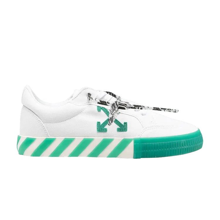 

Кроссовки Off-White Off-White Vulc Sneaker Low 'White Green', белый