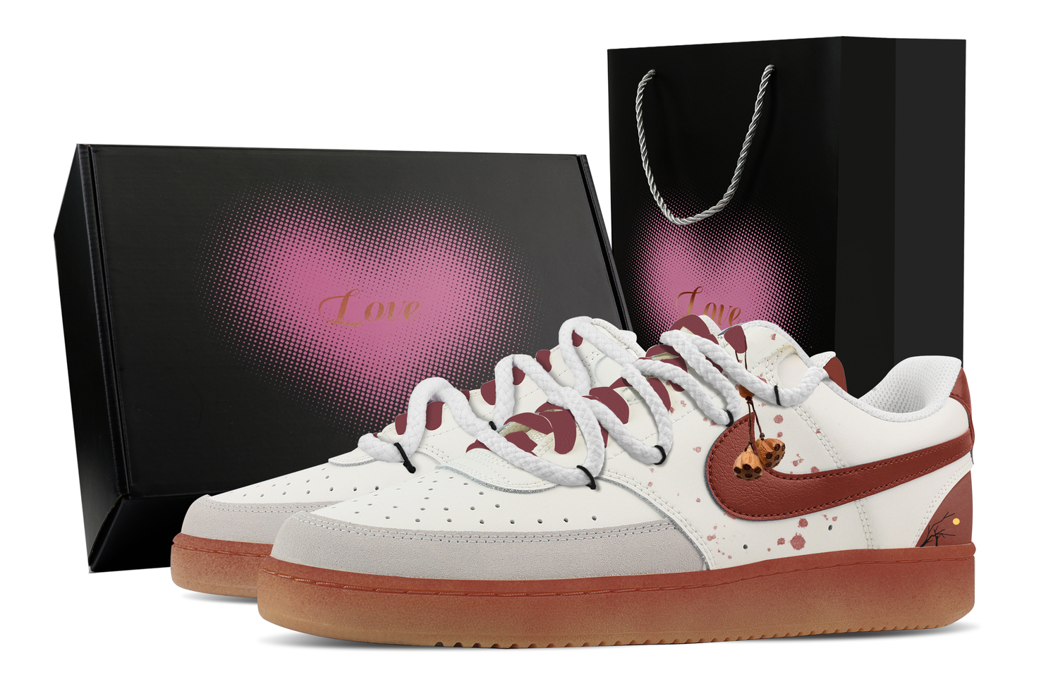 

Кроссовки для скейтбординга мужские low top, устойчивые к истиранию Nike, белый