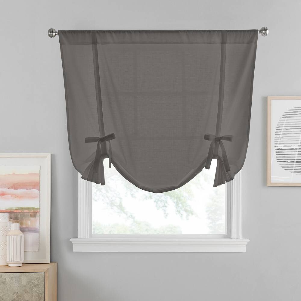 

Оконные решения Vue Kingsbury Tie Up Shade, серый