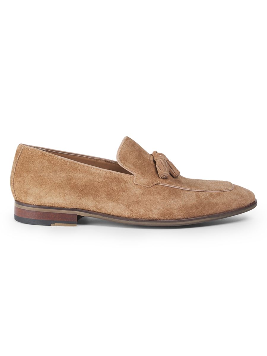 

Замшевые пенни-лоферы Hypens Steve Madden, серо-коричневый