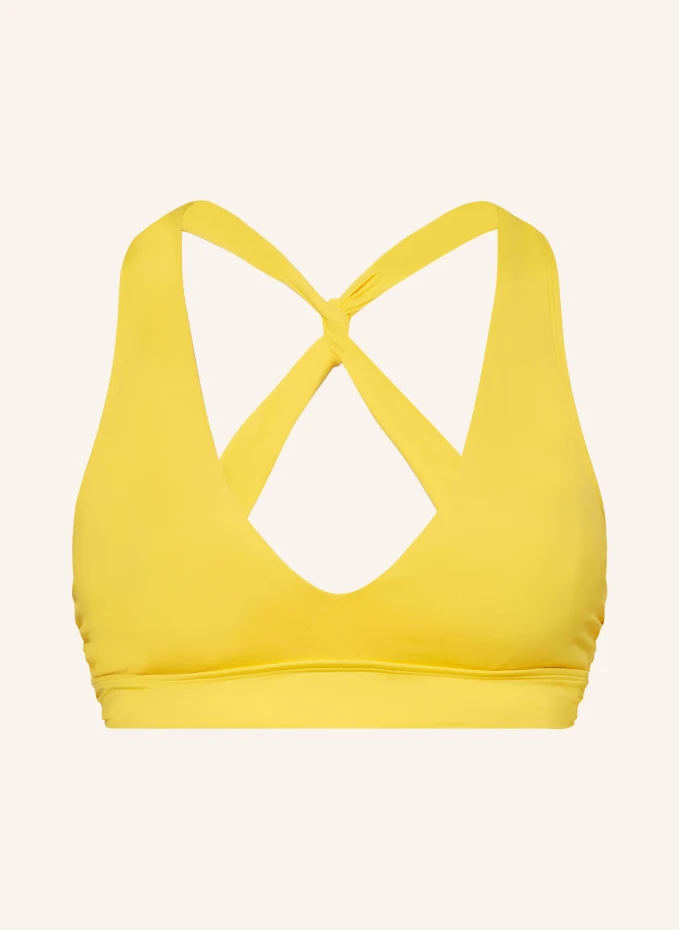 

Топ бикини без косточек beach club solid Lauren Ralph Lauren, желтый