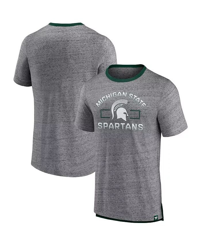 

Мужская серая футболка с личным рекордом Michigan State Spartans Fanatics