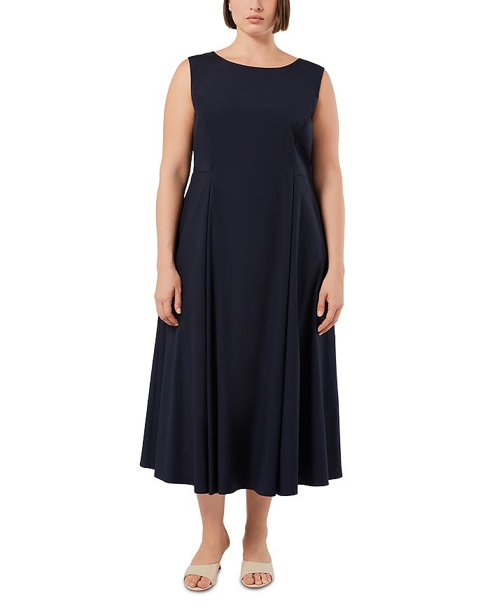 

Платье Plus Zimino Midnight Blue Marina Rinaldi, синий