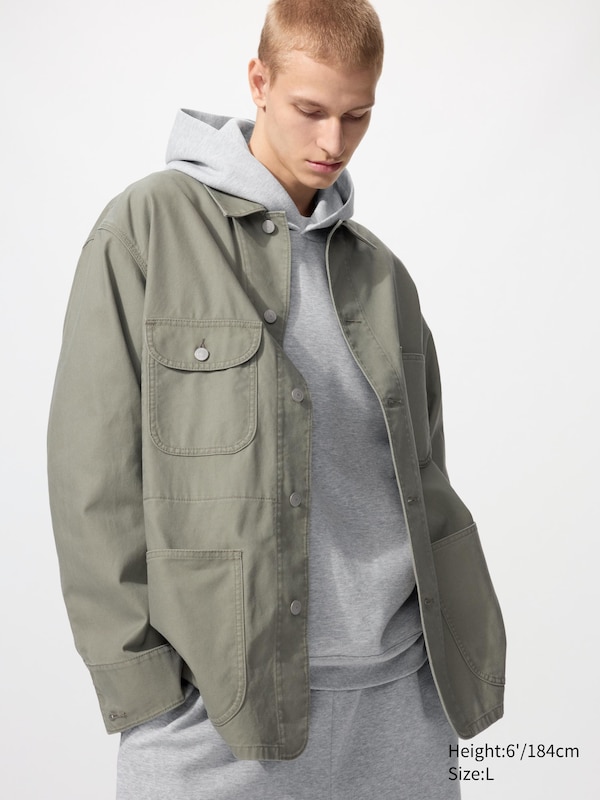 

Утилитарная куртка Uniqlo, 56 olive