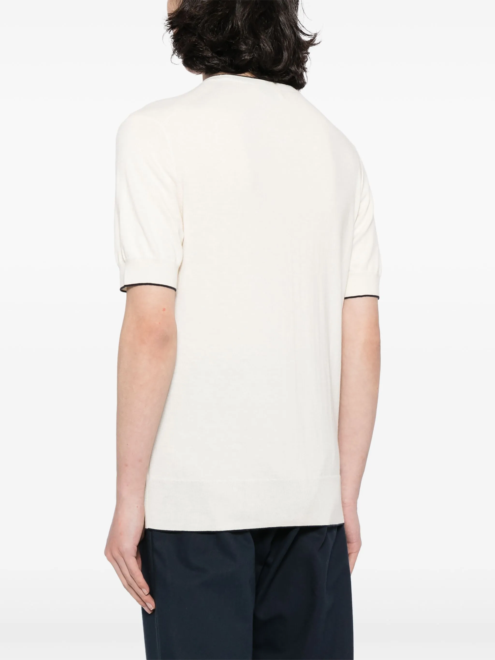 

Футболка Newquay тонкой вязки N.Peal, белый