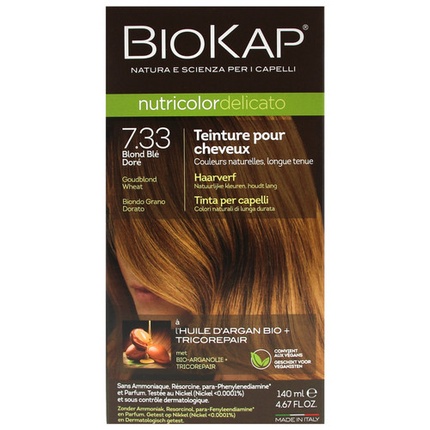 

Перманентная крем-краска для волос Biokap Nutricolor Delicato с натуральными ингредиентами Markenlos