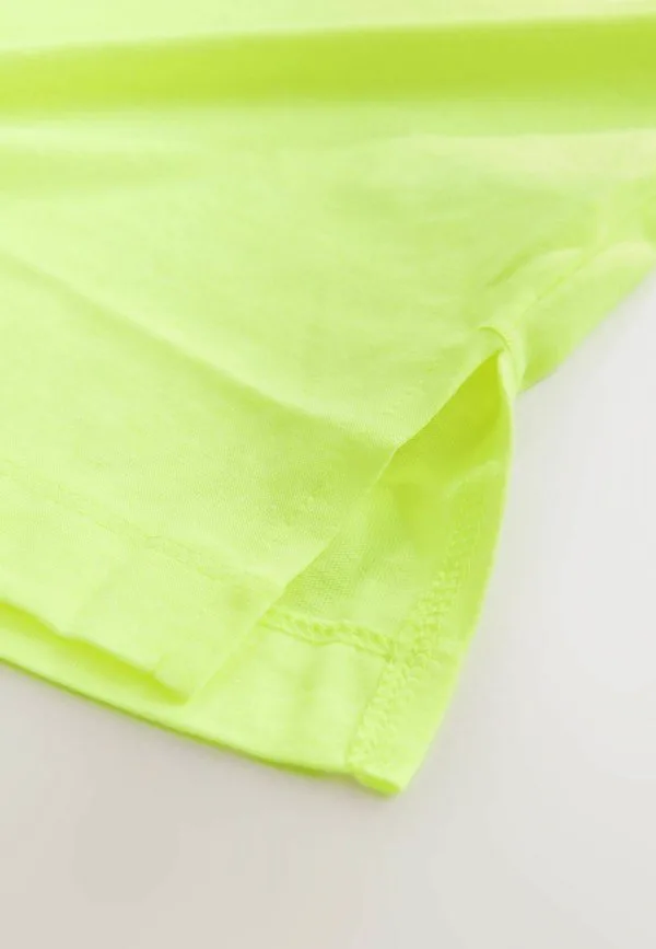 Базовая футболка с круглым вырезом Next, Lime Green — фото 3