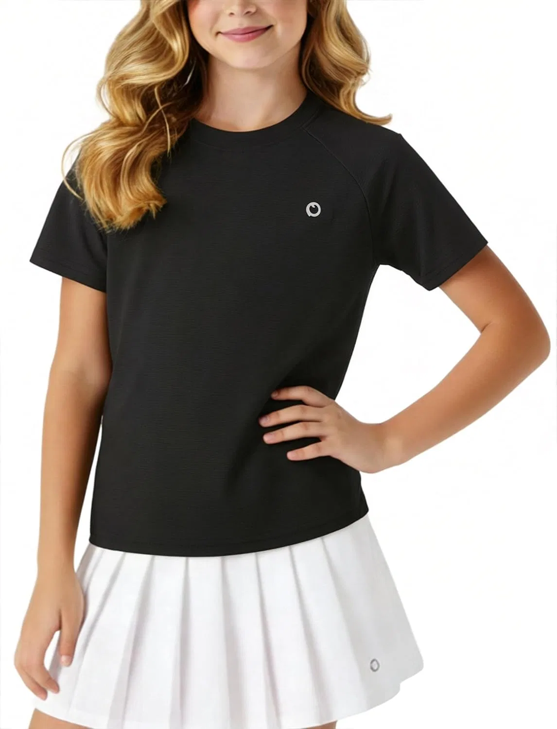Футболка детская спортивная PATPAT, UPF 50+, Black