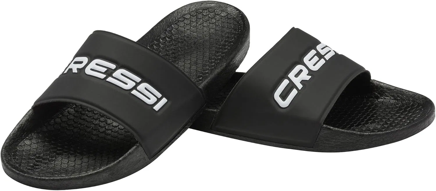 Шлепанцы Cressi Unisex для бассейна, модель Deluxe, Black