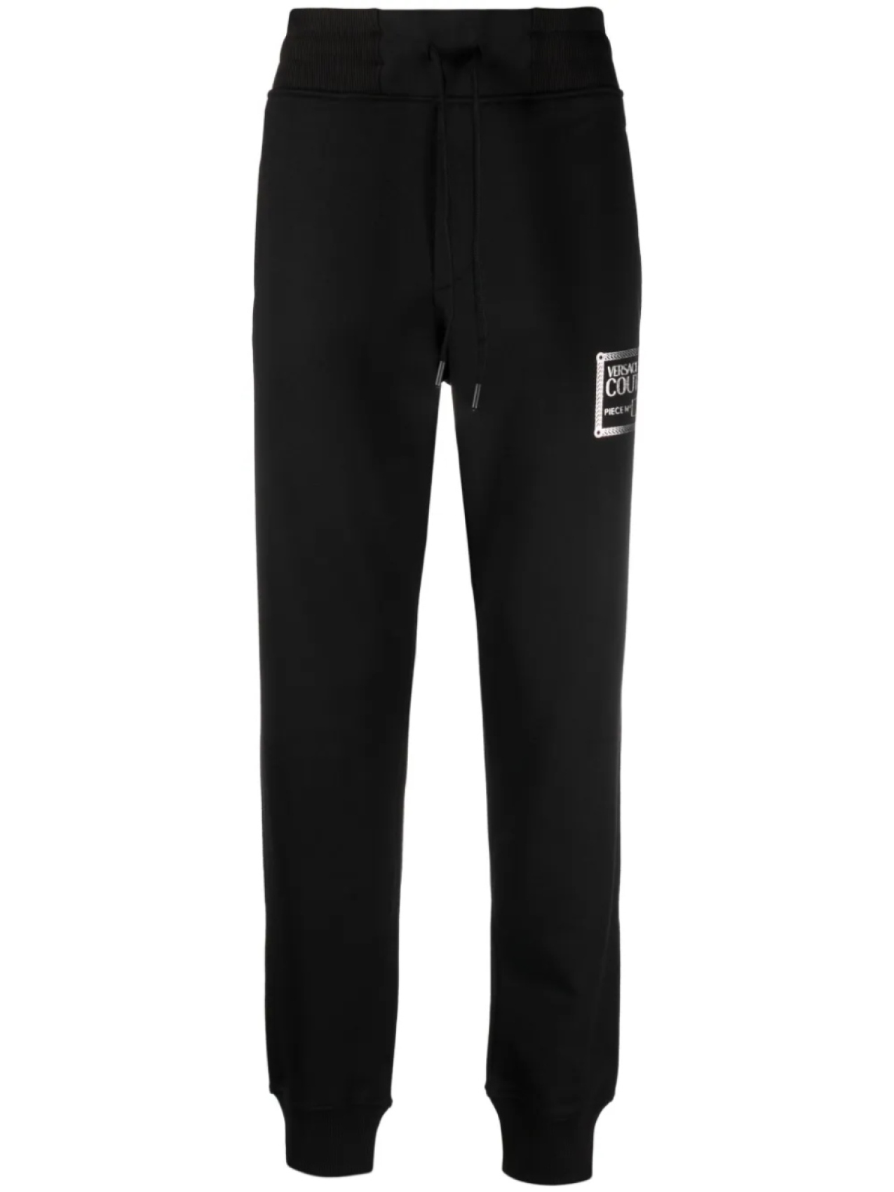 

Спортивные брюки из хлопка с логотипом Versace Jeans Couture, черный