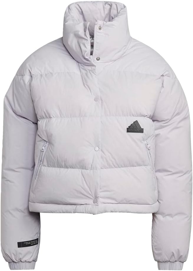 

adidas Женская пуховая куртка, Silver Dawn / Black