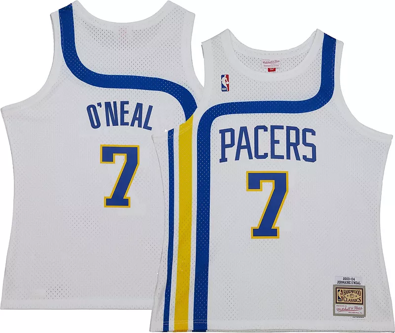 

Мужская футболка Mitchell and Ness Indiana Pacers 2003, Джермейн О'Нил № 34 Swingman Mitchell & Ness