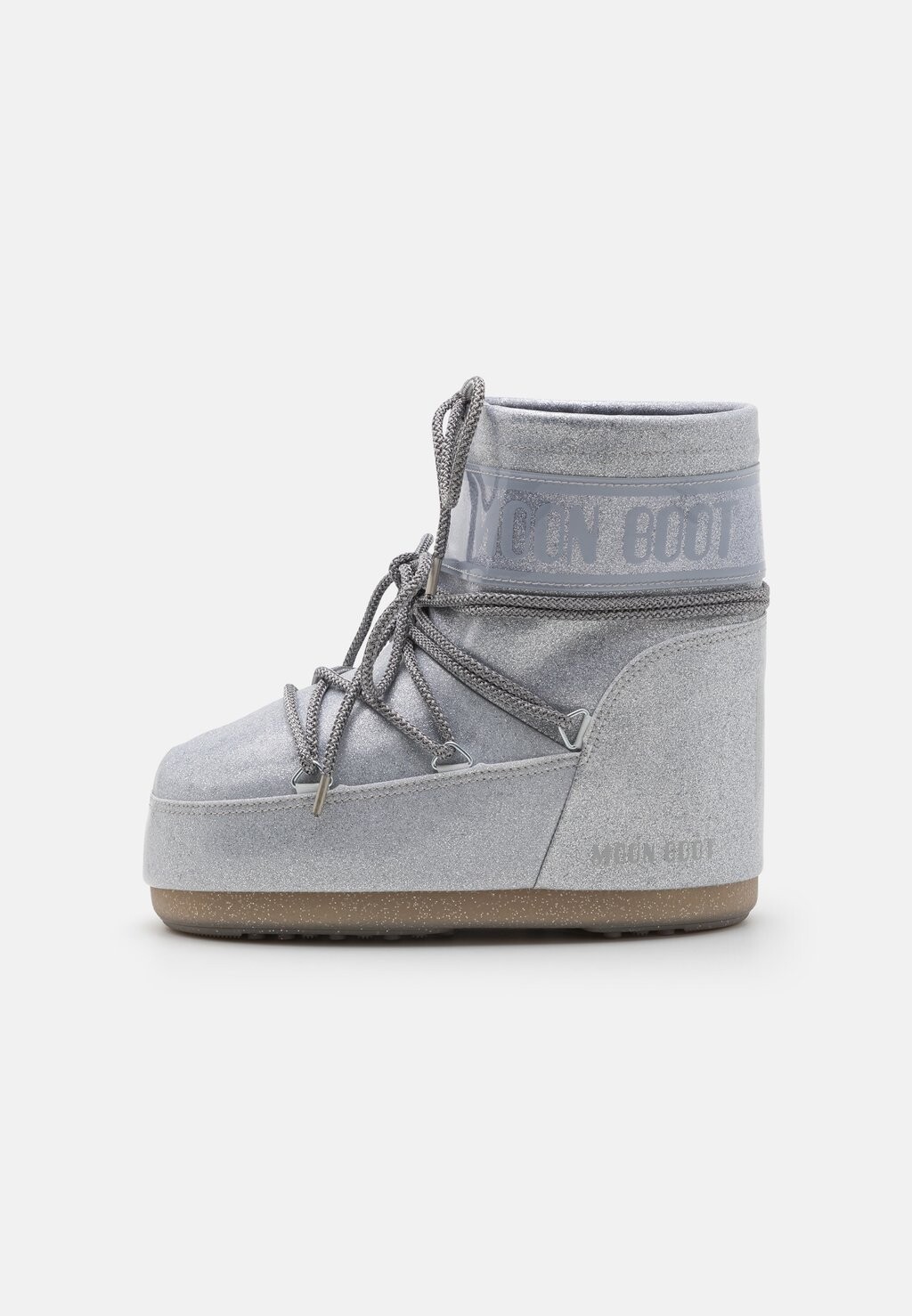 Зимние сапоги ICON LOW GLITTER UNISEX Moon Boot, серебристый — фото 4