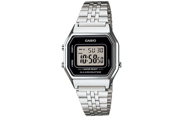 

Унисекс молодежные черные часы LA680WA-1 CASIO