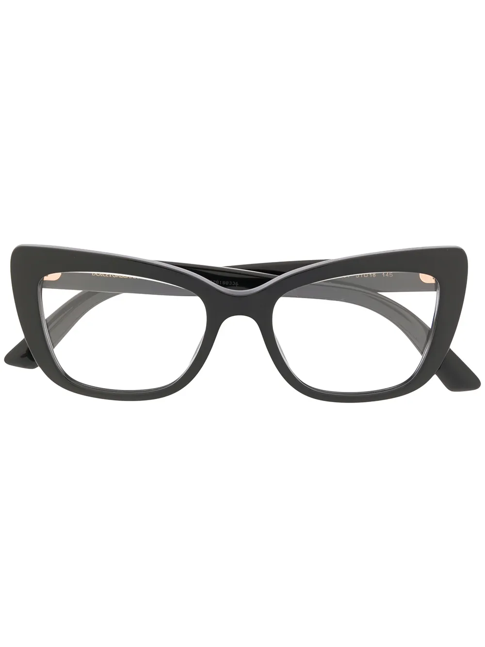

Очки в оправе 'кошачий глаз' Dolce & Gabbana Eyewear, черный