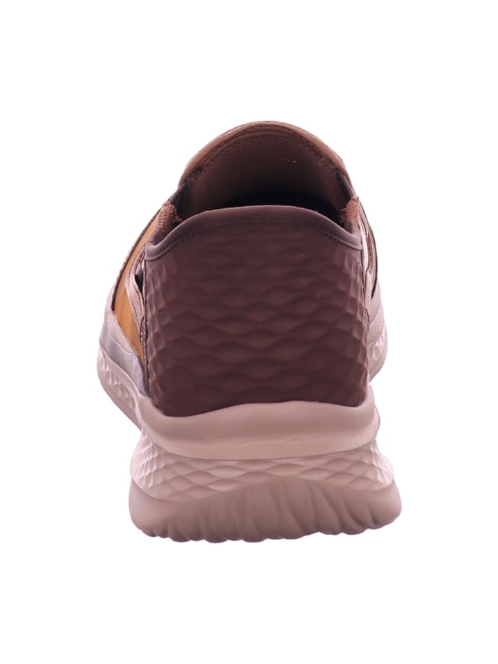 Skechers Спортивные лоферы коричневого цвета — фото 4