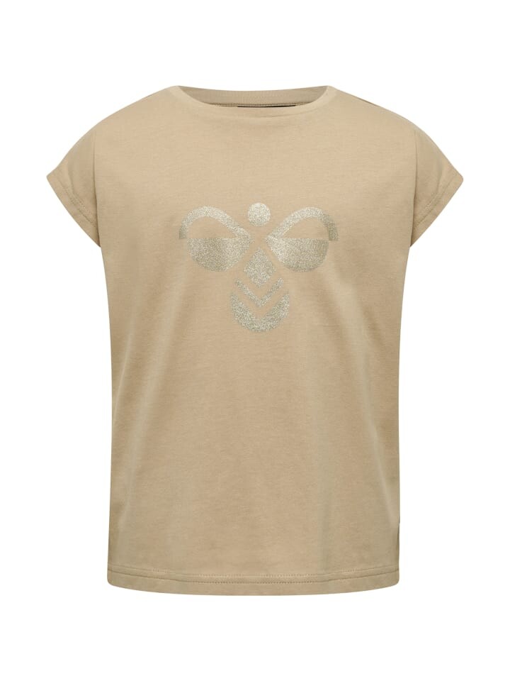 

Футболка Hummel T-Shirt S/S Hmldiez Mädchen, цвет HUMUS