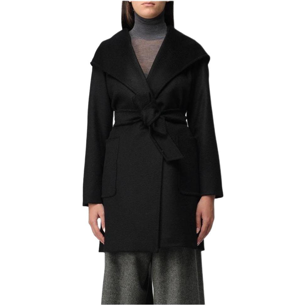 

MaxMara Женское черное пальто Black, Black