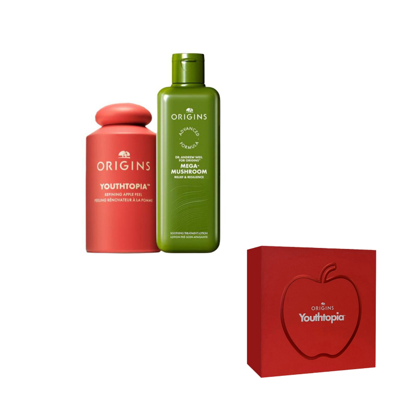 

YUEMUZHIYUAN Набор для ухода за кожей с осветлением и восстановлением, увлажняющий и питающий 100мл+200мл ORIGINS, two-piece set: apple polishing bottle 100ml+reishi water 200ml