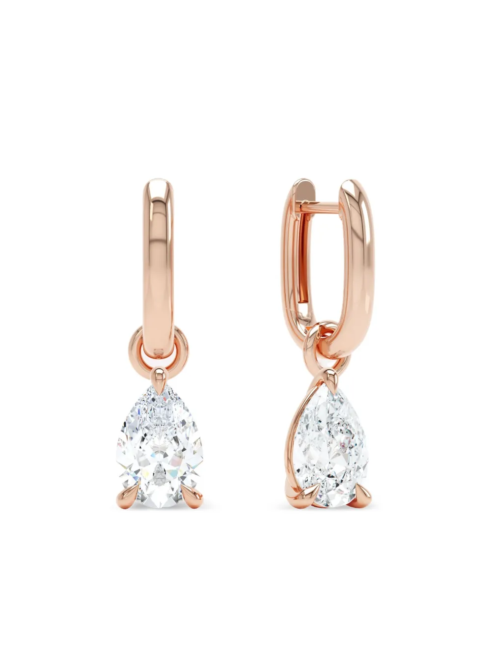 

Серьги Allday из розового золота с бриллиантами LOEV, розовый