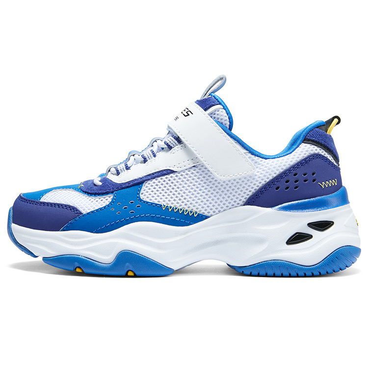 

Skechers Kids Антискользящие износостойкие низкие детские повседневные кроссовки Blue/Multicolor Kids'