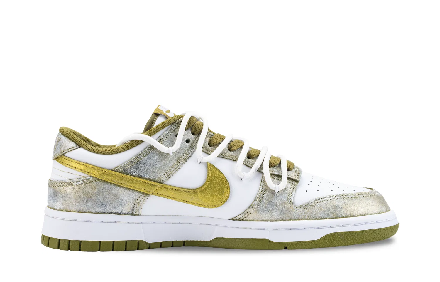 Кроссовки скейтбординговые Nike Dunk White Gold — фото 4