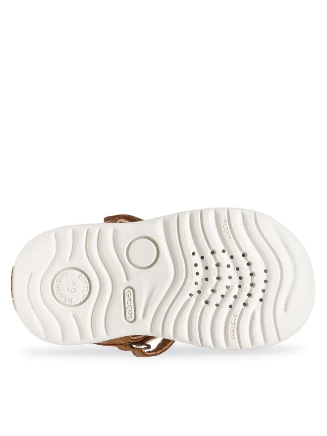 Geox Сандалии B Sandal Macchia Boy B254VA 000CL C6627 коричневые — фото 4