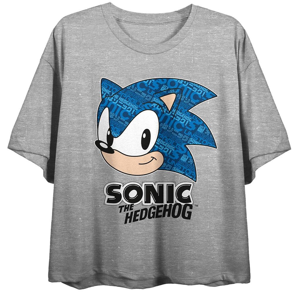 

Детская футболка с рисунком Sonic The Hedgehog Licensed Character, серый