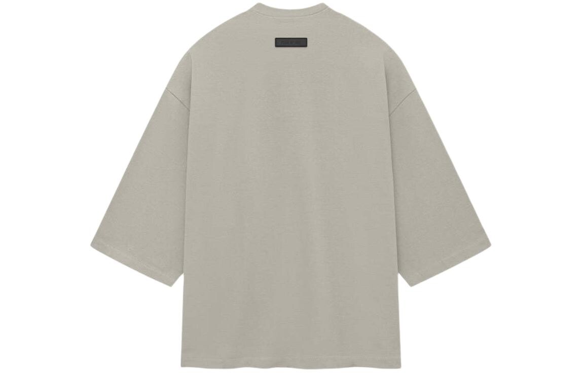 Футболка из хлопка с тиснением логотипа Fear Of God Essentials, цвет Seal — фото 2