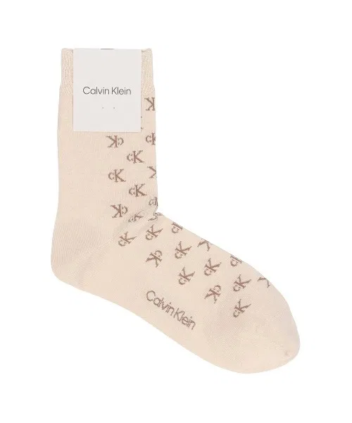 Асимметричные носки до середины икры Calvin Klein с логотипом 02542278