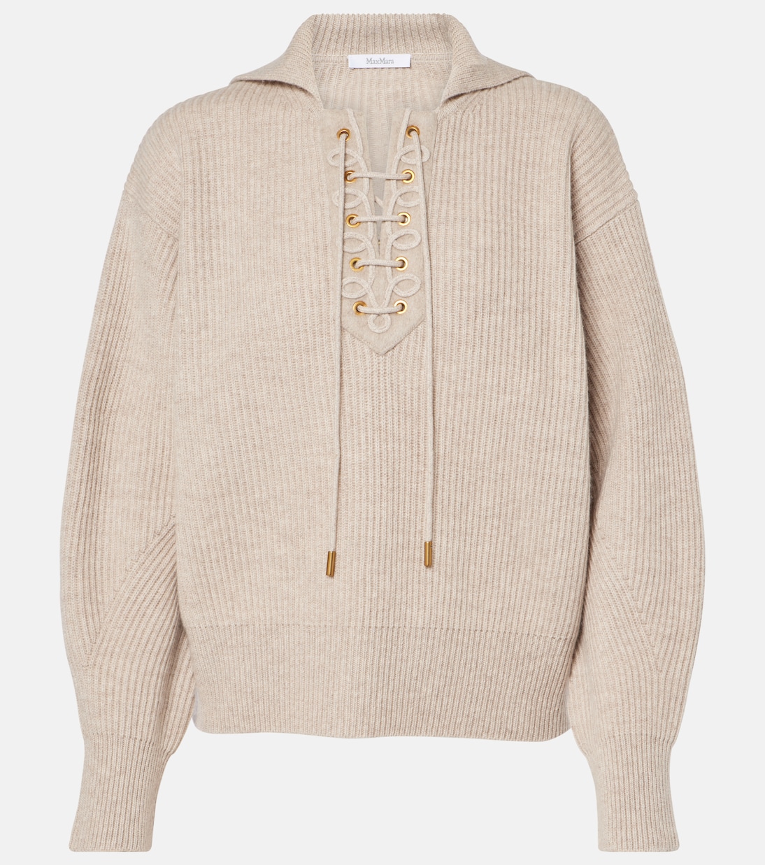 

Свитер Eccelso из шерсти и кашемира Max Mara, Cacha Chiaro