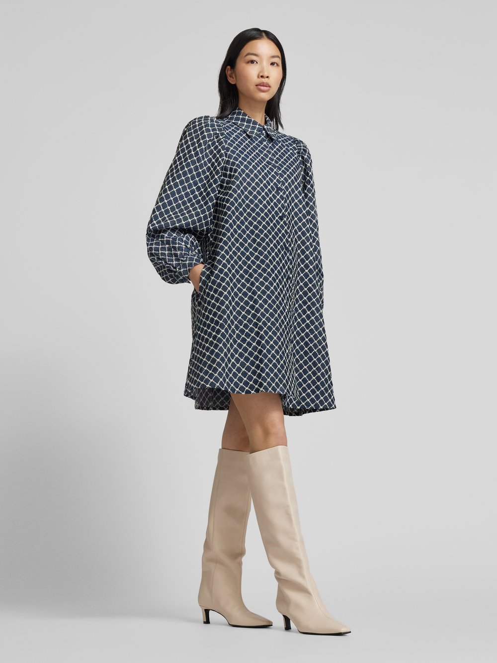 

Мини-платье с полной застежкой на пуговицы Jake*s Casual