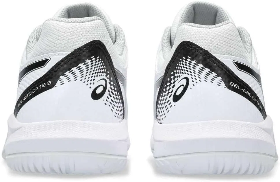 Кроссовки для тенниса ASICS Gel-Dedicate 8, White Black — фото 4