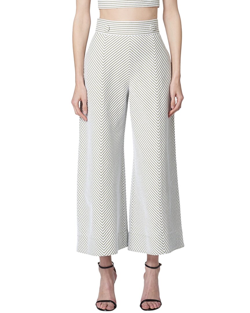 

Укороченные брюки Carolina Herrera Wide Leg, зеленый