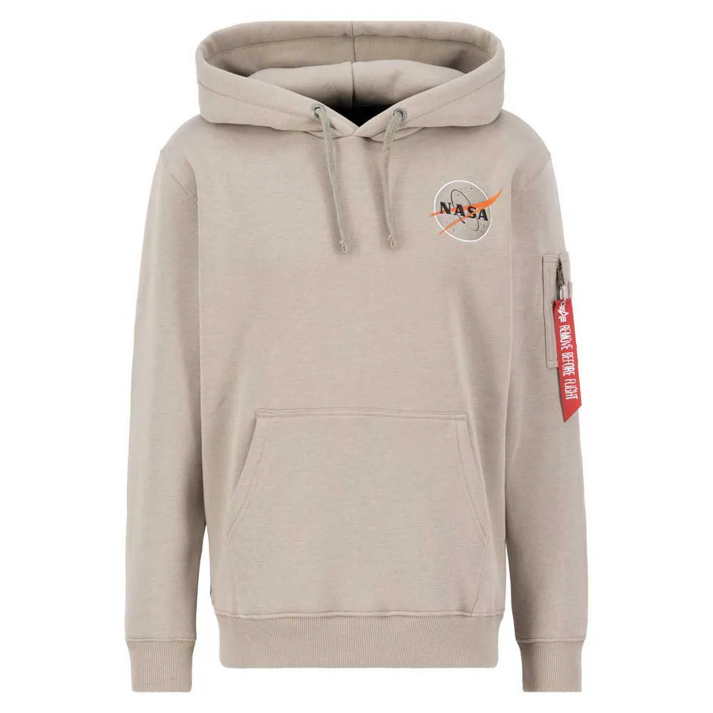 

Худи Alpha Industries Nasa Orbit, бежевый