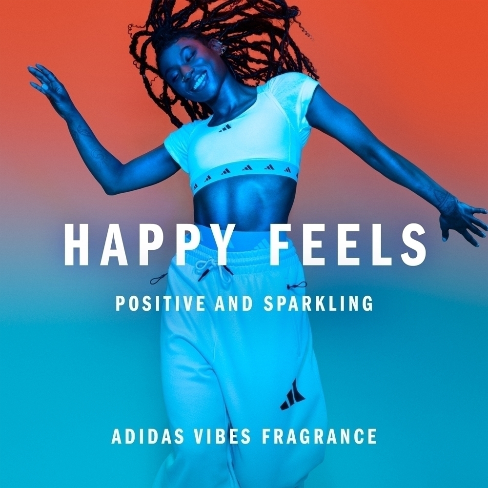 Ароматизированный спрей для тела Vibes Happy Feels Adidas, 236 мл — фото 2