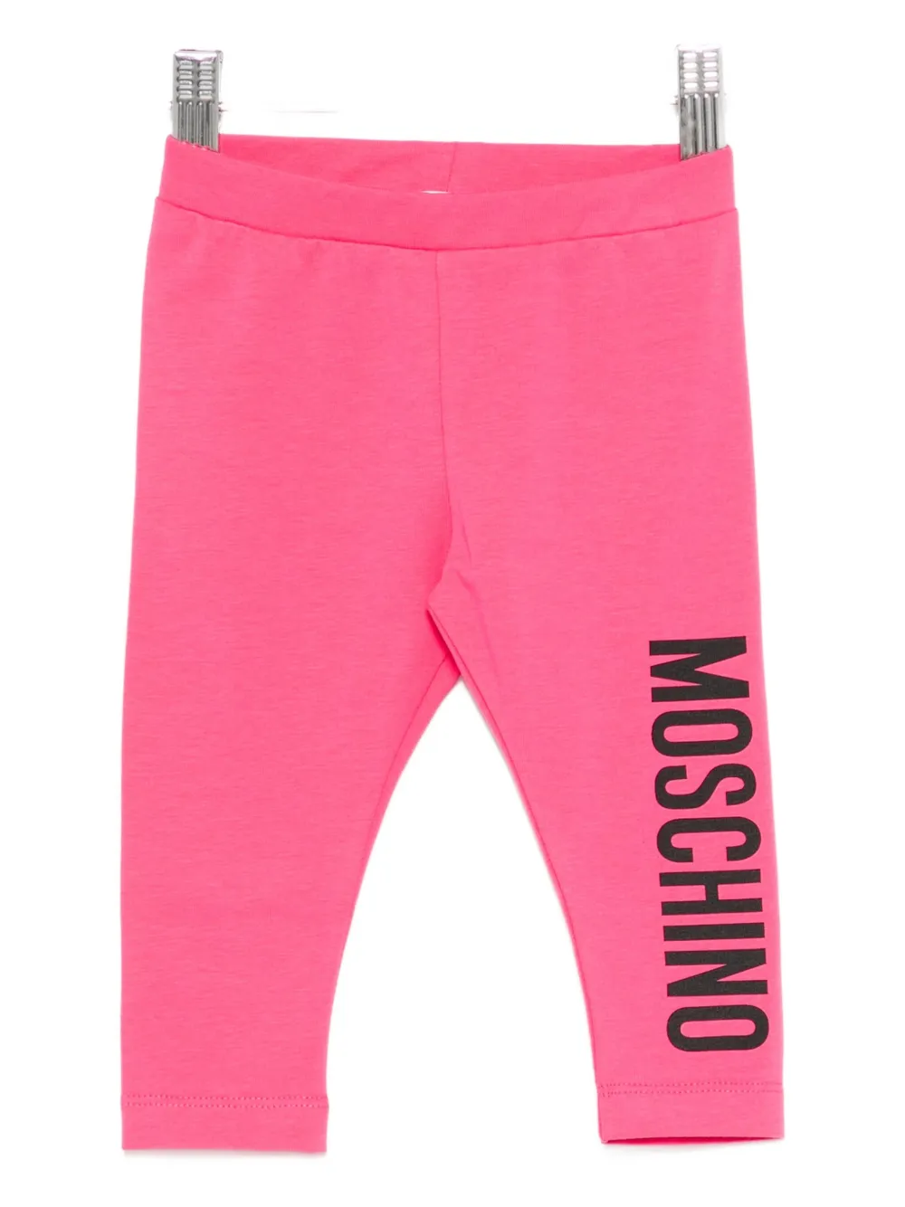 

Леггинсы с логотипом Moschino Kids, розовый