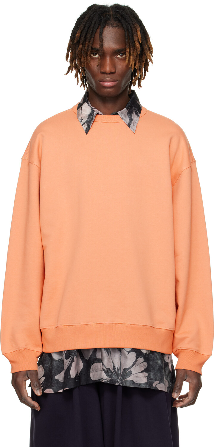 

Толстовка с заниженными плечами Dries Van Noten, Orange