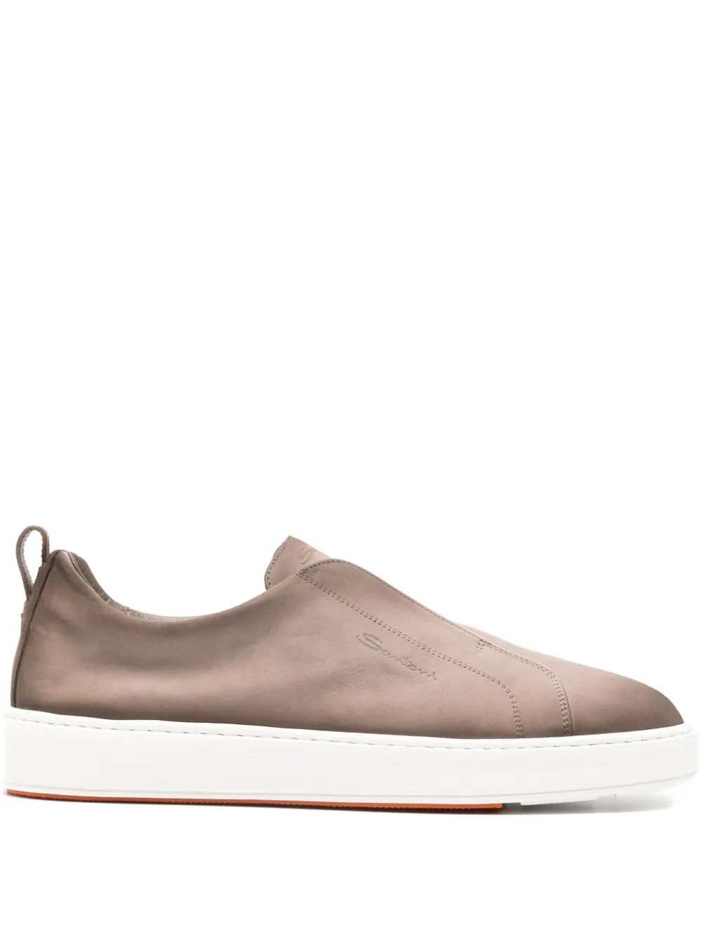Кеды-слипоны Victory Santoni, коричневый