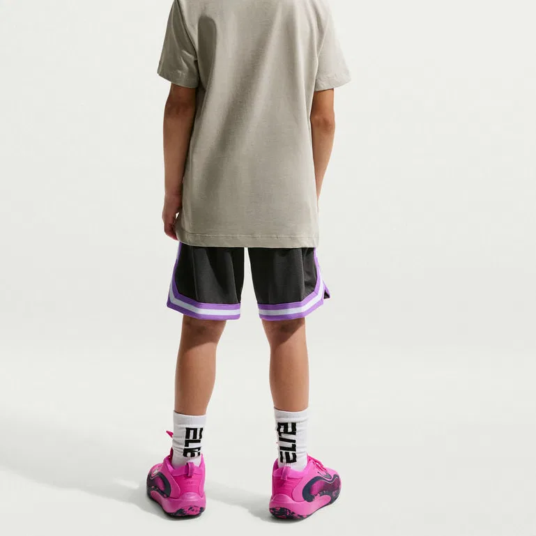 Шорты B DF DNA 24SHORT 8IN HBR Kids' Nike, Black/Purple — фото 4