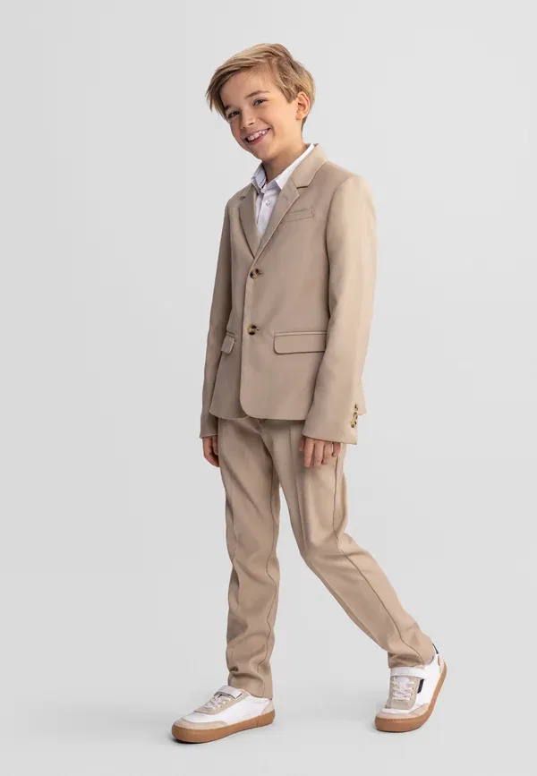 Брюки чинос Minoti Tailored style, цвет камень