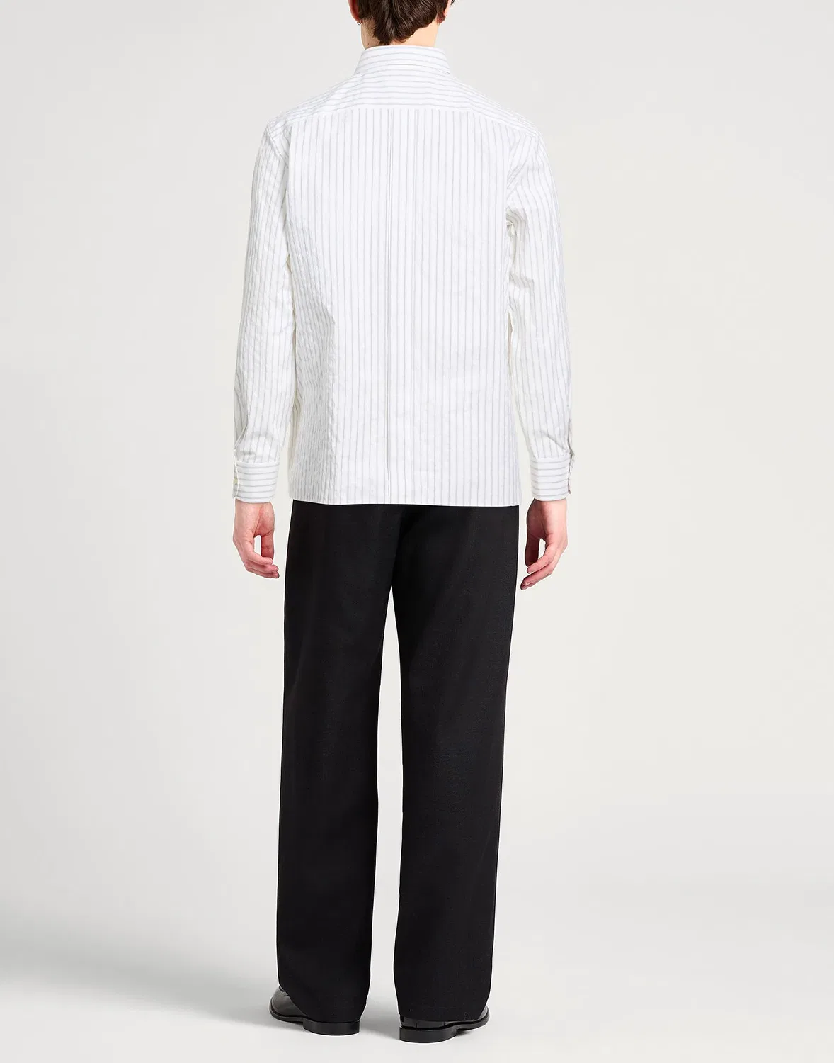 Рубашка из жаккарда SAINT LAURENT Ivory — фото 3