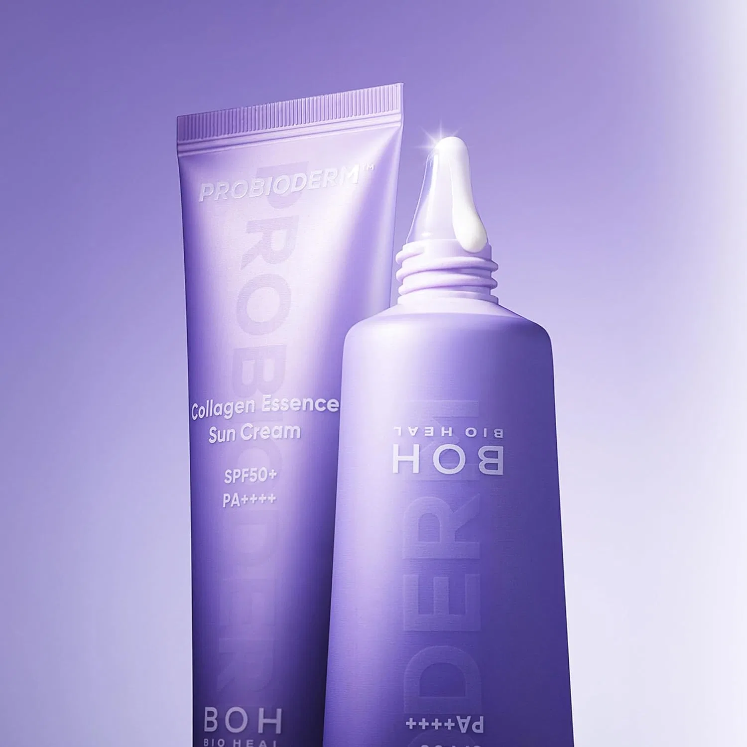 Солнцезащитный крем для лица BioHeelbo BOH Probioderm Collagen Essence Suncream SPF 50+ PA+++ 50 мл Bioheal Boh — фото 2