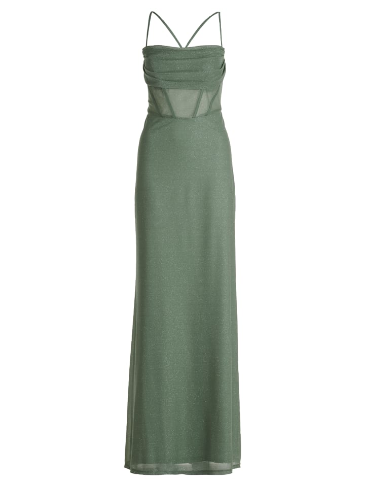 

Vera Mont Вечернее платье с блестками, зелено-зеленого цвета