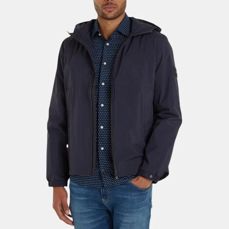 Куртка Tommy Hilfiger темно-синяя — фото 2