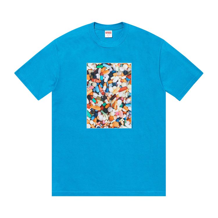 

Футболка Supreme Pills Tee Bright Blue, синий